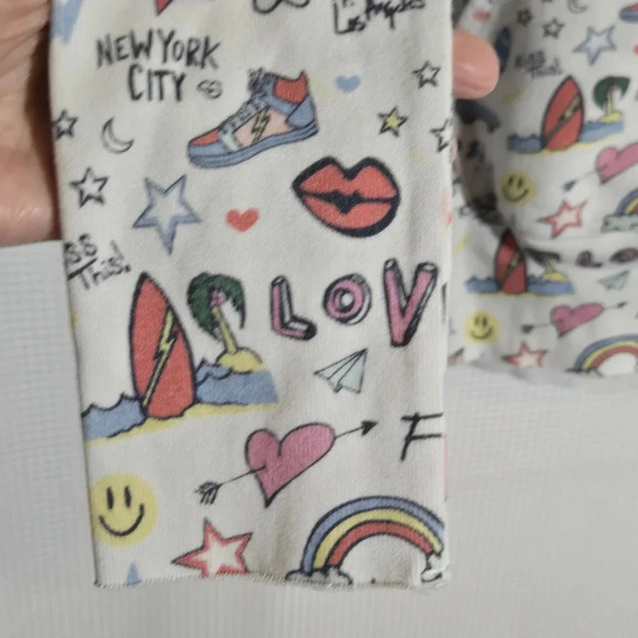 NWT Frank and Eileen Hoodie Doodle Raw Edge Sweatshirt California Dreamin XS - Picture 6 of 16